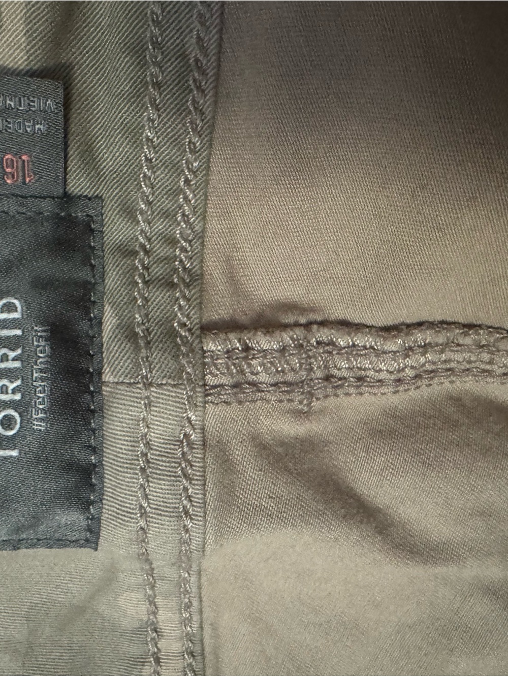 torrid Cropped Pants in Camouflage